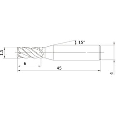 VQJHVD0150 ENDMILL