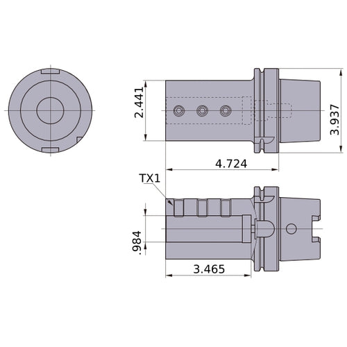 ‎H100TH-B25-120 HOLDER