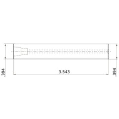 IMX10-S10L090C CARBIDE HOLDER LONG