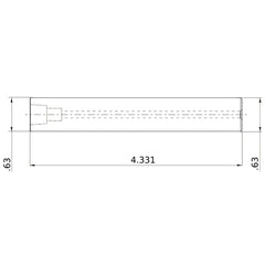 IMX16-S16L110C CARBIDE HOLDER LONG