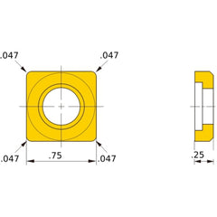 ISSN643 CARBIDE SPARE PART