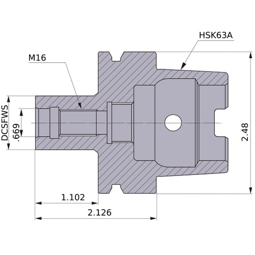 Sc32M16S28-Hsk63A Arbor