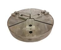 Round Chuck Jaws - Square Serrated Key Type - Chuck Size 10" to 12" inches - Part #  RSP-10200A - Exact Tool & Supply