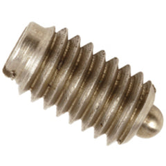 End Force Spring Plunger - 5 lbs Initial End Force, 28 lbs Final End Force (1/2″–13 Thread) - Exact Tool & Supply