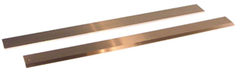 #SE72SSHD - 72" Long x 3-1/64" Wide x 11/32" Thick - Stainless Steel Straight Edge - No Bevel; No Graduations - Exact Tool & Supply