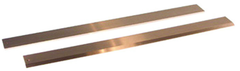 #SE36SSHD - 36" Long x 2-1/16" Wide x 17/64" Thick - Stainless Steel Straight Edge - No Bevel; No Graduations - Exact Tool & Supply