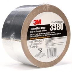 List 3380 72mm x 45m Aluminum Foil Tape - Silver - Exact Tool & Supply