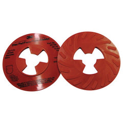 3M Disc Pad Face Plate Ribbed 81732 Extra Hard Red 5″ - Exact Tool & Supply