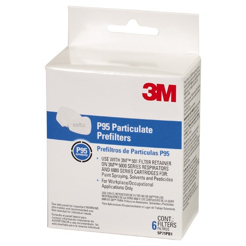 6 eaches/pack 3M™ P95 Particulate Filters 5 Alt Mfg # 95804 - Exact Tool & Supply