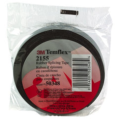 3M Temflex Rubber Splicing Tape 2155 3/4″ × 22 ft Black - Exact Tool & Supply