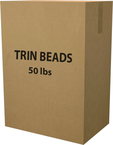 Abrasive Media - 50 lbs Glass Trin-Beads BT9 Grit - Exact Tool & Supply