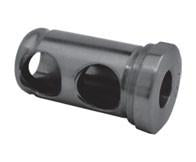 Type J Tool Holder Bushings - Part #  TBJ-15-0625-B - (OD: 1-1/2") (ID: 5/8") (Center Hole Distance: 1-1/8"   &   Shoulder to Center of First Hole: 11/16"   ) (# of Holes: 2 & Hole Size: 7/8") (Length Under Head: 2-1/2") - Exact Tool & Supply