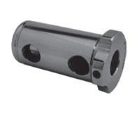 Type LB Tool Holder Bushings - Part #  TBLB-15-0875-B - (OD: 1-1/2") (ID: 7/8") (Head Thickness: 3/8") (Center Hole Distance: 1-1/4"   &   Shoulder to Center of First Hole: 1/2"   ) (Length Under Head: 3-1/8") - Exact Tool & Supply