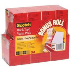 1-1/2 2 3X45' BOOK TAPE VALUE PK - Exact Tool & Supply