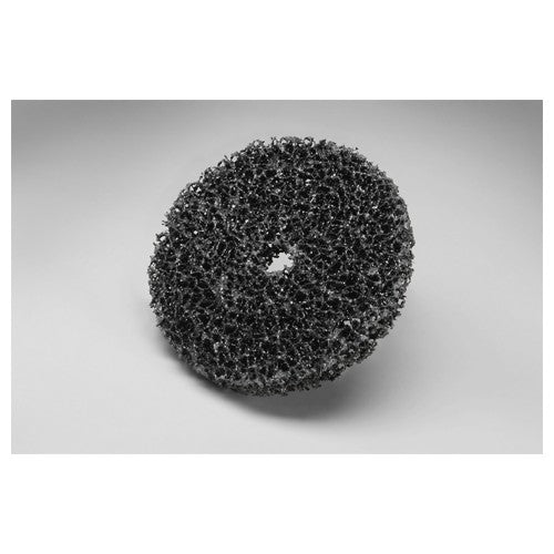 Scotch-Brite Clean and Strip Disc CS-DC SiC Extra Coarse 4″ × 3/8″ - Exact Tool & Supply