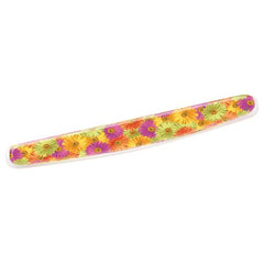 3M Gel Wrist Rest WR308DS Clear Gel Design Compact Size Daisy 2.75″ × 18″ x .75″ - Exact Tool & Supply