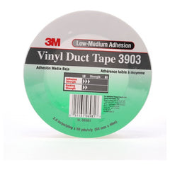 3M Vinyl Duct Tape 3903 White 2″ × 50 yd 6.5 mil 2 Individually Wrapped Conveniently Packaged - Exact Tool & Supply