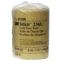 5 - P120 Grit - 236U Disc Roll - Exact Tool & Supply