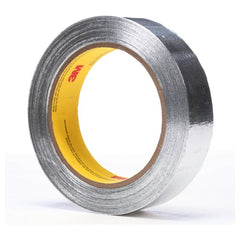 3M Aluminum Foil Tape 4380 Silver 1″ × 55 yd 3.25 Mil - Exact Tool & Supply