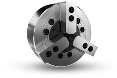 Auto Strong VA Series 3-jaw wedge type non through-hole power chuck (adapter included) - Part # V-212A11 - Exact Tool & Supply