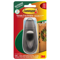 Command Outdoor Large Metal Hook Oil Rubbed Bronze FC13-ORB-AWES - Exact Tool & Supply