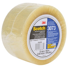 Scotch Recycled Corrugate Box Sealing Tape 3073 Clear 72 mm × 100 m - Exact Tool & Supply