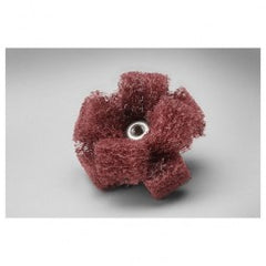 ‎Scotch-Brite Cross Buff 1-1/2 in × 1/2 in × 2 PLY × 8-32 High Strength A VFN - Exact Tool & Supply