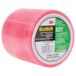 List 821 4" x 72 yds Labelgard Film Tape - Pink - Exact Tool & Supply