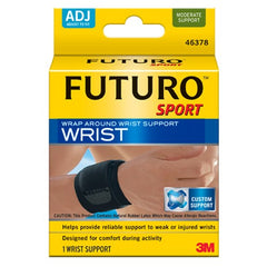 FUTURO Wrist Support Strap 46378ENR Adjustable Black - Exact Tool & Supply