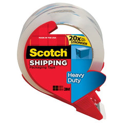 Scotch Heavy Duty Shipping Packaging Tape 3850S-RD 1.88″ × 38.2 yd (48 mm × 35 m) - Exact Tool & Supply