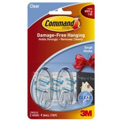 Command™ Small Clear Hooks wi - Exact Tool & Supply