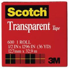 1X2592" TRANSPARENT TAPE 600-72 - Exact Tool & Supply