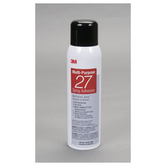 3M Multi-Purpose Spray Adhesive 27 Clear 16 fl oz Can (Net Wt 13.05oz) NOT FOR SALE IN CA AND OTHER STATES - Exact Tool & Supply