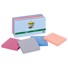 ‎Post-it Super Sticky Recycled Notes 654-12SSNRP 3″ × 3″ (76 mm × 76 mm) Bali Collection - Exact Tool & Supply