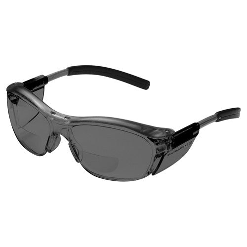 ‎3M Nuvo Reader Protective Eyewear 11501-00000-20 Gray Lens Gray Frame +2.0 Diopter - Exact Tool & Supply
