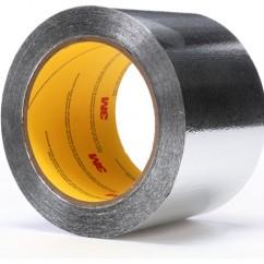 List 4380 3" x 55yds Aluminum Foil Tape - Silver - Exact Tool & Supply