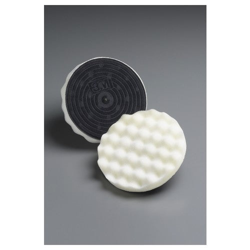 ‎3M Finesse-it Buffing Pad 01912 5-1/4″ White Foam - Exact Tool & Supply