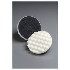 ‎3M Finesse-it Buffing Pad 01912 5-1/4″ White Foam - Exact Tool & Supply