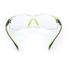3M Solus 1000-Series Safety Glasses S1201SGAF Green/Black Clear Scotchgard Anti-Fog Lens - Exact Tool & Supply