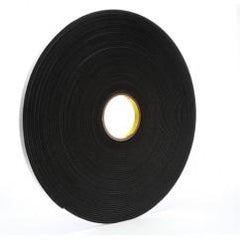 1/2X36 YDS 4718 BLK VINYL FOAM TAPE - Exact Tool & Supply