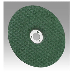 7 in × 1/8 in × 7/8 in Green Corps Flex Grind WhlsWith Center Hole 60 Alt Mfg # 50447 - Exact Tool & Supply