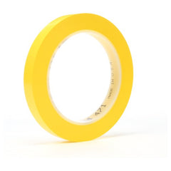 3M Vinyl Tape 471 Yellow 1/2″ × 36 yd 5.2 mil - Exact Tool & Supply