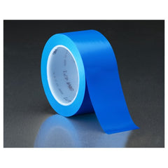 3M Vinyl Tape 471 Blue 3/8″ × 36 yd 5.2 mil 96 rolls per case Individually Wrapped Conveniently Packaged - Exact Tool & Supply